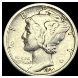 1924-S Silver Mercury Dime NEARLY  UNCIRCULATED