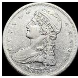 1837 Capped Bust Half Dollar LIGHTLY  CIRCULATED