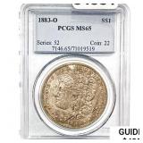 1883-O Morgan Silver Dollar PCGS MS65