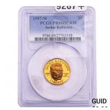 1997-W .2419oz Gold $5 Jackie Robinson PCGS PR69