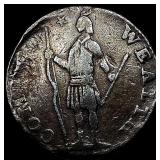 1788 Massachusetts Half Cent Copper NEARLY UNCIRCU