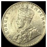 1919 British India Rupee UNCIRCULATED