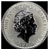 2022 Platinum 1 oz Â£100 Britannia SUPERB GEM BU
