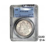 1888 Morgan Silver Dollar PCGS AU58