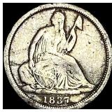 1837 Seated Liberty Half Dime NICELY  CIRCULATED