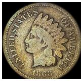 1868 Indian Head Cent NICELY CIRCULATED