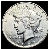 1927-D Silver Peace Dollar CLOSELY  UNCIRCULATED