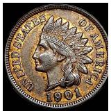 1901 Indian Head Cent CLOSELY UNCIRCULATED