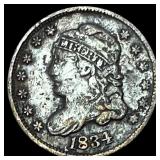 1834 Capped Bust Half Dime LIGHTLY CIRCULATED