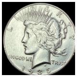 1935-S Silver Peace Dollar CHOICE BU