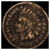1868 Indian Head Cent NICELY CIRCULATED