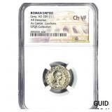 Roman Geta,AD209-211 AR Denarius As Caesar.Laodic