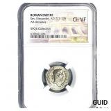 Roman Sev.Alexander, AD 222-235 AR Denarius NGC C