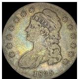 1835 Silver Capped Bust Half Dollar LIGHTLY  CIRC