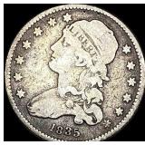 1835 Capped Bust Silver Quarter NICELY  CIRCULATE