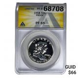 1958 Franklin Half Dollar ANACS PF65
