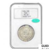 1936 CAC York Half Dollar NGC MS66