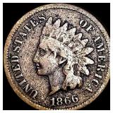1866 Indian Head Cent NICELY CIRCULATED
