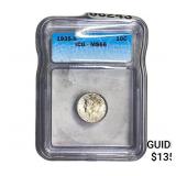 1935-S Mercury Silver Dime ICG MS66