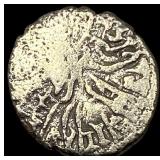 India 278-295 AD Western Satraps Silver Drachm NE