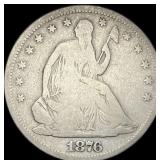 1876-S Silver Half Dollar NICELY CIRCULATED