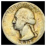 1932-D Silver Washington Quarter LIGHTLY  CIRCULA