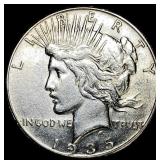 1935 Silver Peace Dollar CLOSELY UNCIRCULATED