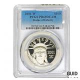 2001-W $100 Platnium Statue of Liberty 1 oz PCGS P