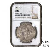 1896-O Morgan Silver Dollar NGC XF45
