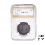 1899-S Barber Half Dollar PGA AU58