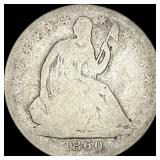 1860-O Seated Liberty Half Dollar NICELY  CIRCULA