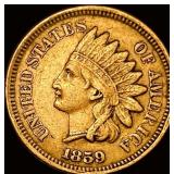 1859 Indian Head Cent NEARLY UNCIRCULATED