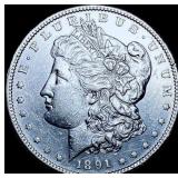 1891-S Morgan Silver Dollar CHOICE AU