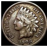 1908-S Indian Head Cent LIGHTLY CIRCULATED