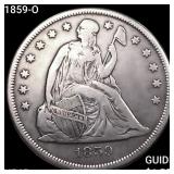 1859-O Seated Liberty Dollar NEARLY UNCIRCULATED