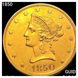 1850 $10 Gold Eagle CHOICE BU