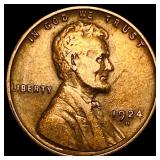 1924-D Lincoln Wheat Cent NEARLY UNCIRCULATED