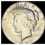 1927-S Silver Peace Dollar CLOSELY UNCIRCULATED