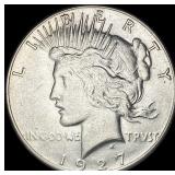 1927-S Silver Peace Dollar CLOSELY UNCIRCULATED