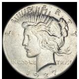 1927-S Silver Peace Dollar CLOSELY UNCIRCULATED
