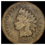 1871 Indian Head Cent NICELY CIRCULATED