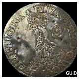 1562 Great Britain Elizabeth I Bronze 6 Pence NEAR