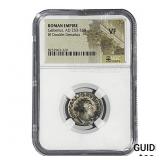 Roman Gallienus, AD 253-268 BI Dbl-Denarius NGC V