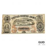 5C U.S. Army Camp of the 15th Regulars Note 5