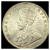 1919 British-India Silver Rupee UNCIRCULATED