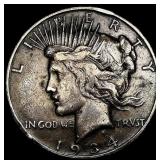 1934 Silver Peace Dollar LIGHTLY CIRCULATED