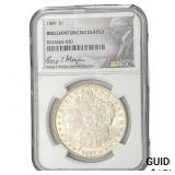 1889 Morgan Silver Dollar NGC BU