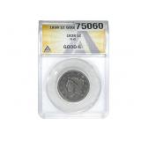 1838 Coronet Head Large Cent ANACS N6