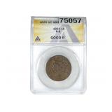 1835 Coronet Head Large Cent ANACS N8