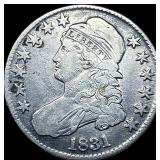 1831 Capped Bust Half Dollar NICELY CIRCULATED
